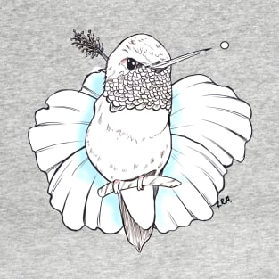 HummingBird and Hibiscus T-Shirt